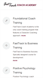 Mobile Screenshot of fasttrackcoachacademy.com